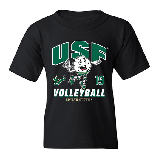 USF - NCAA Women's Volleyball : Emelyn Stettin - Fashion Shersey Youth T-Shirt-0