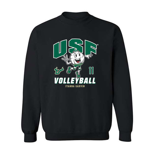 USF - NCAA Women's Volleyball : Iyanna Garvin - Fashion Shersey Crewneck Sweatshirt-0