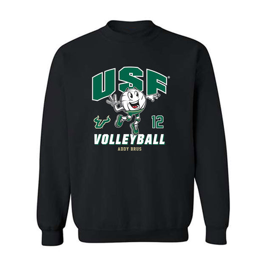 USF - NCAA Women's Volleyball : Addy Brus - Fashion Shersey Crewneck Sweatshirt-0