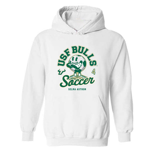 USF - NCAA Women's Soccer : Selma Astrom - Fashion Shersey Hooded Sweatshirt-0
