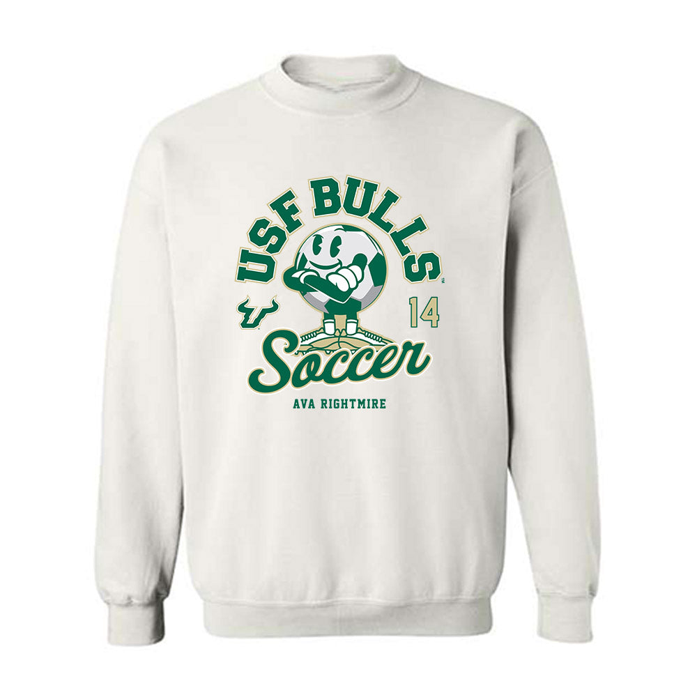 USF - NCAA Women's Soccer : Ava Rightmire - Fashion Shersey Crewneck Sweatshirt-0
