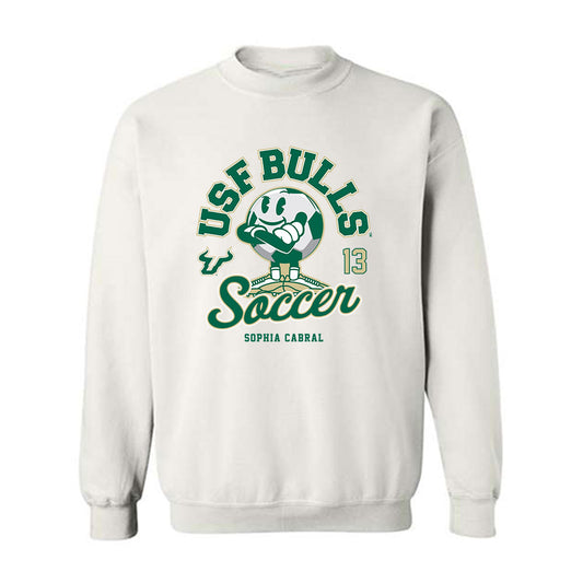 USF - NCAA Women's Soccer : Sophia Cabral - Fashion Shersey Crewneck Sweatshirt-0