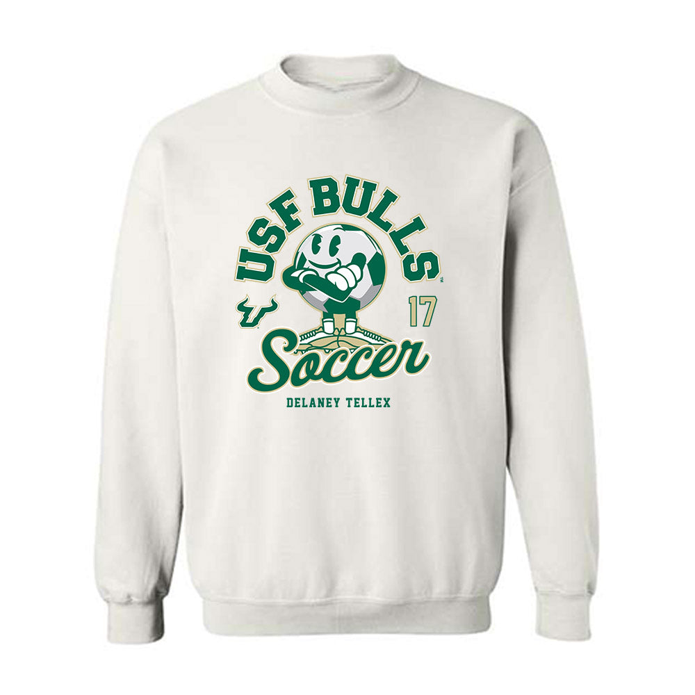 USF - NCAA Women's Soccer : Delaney Tellex - Fashion Shersey Crewneck Sweatshirt-0