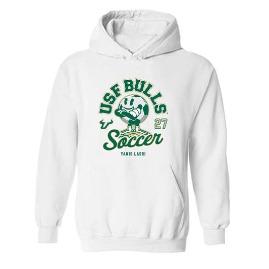 USF - NCAA Men's Soccer : Yanis Lasri - Fashion Shersey Hooded Sweatshirt-0