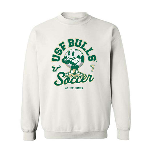 USF - NCAA Men's Soccer : Asher Jones - Fashion Shersey Crewneck Sweatshirt-0