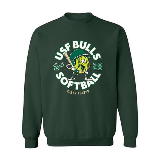 USF - NCAA Softball : Toryn Fulton - Fashion Shersey Crewneck Sweatshirt-0