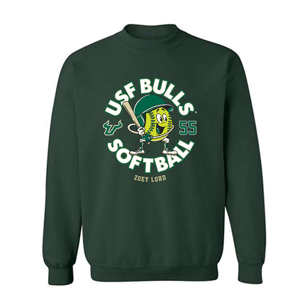 USF - NCAA Softball : Zoey Lord - Fashion Shersey Crewneck Sweatshirt-0