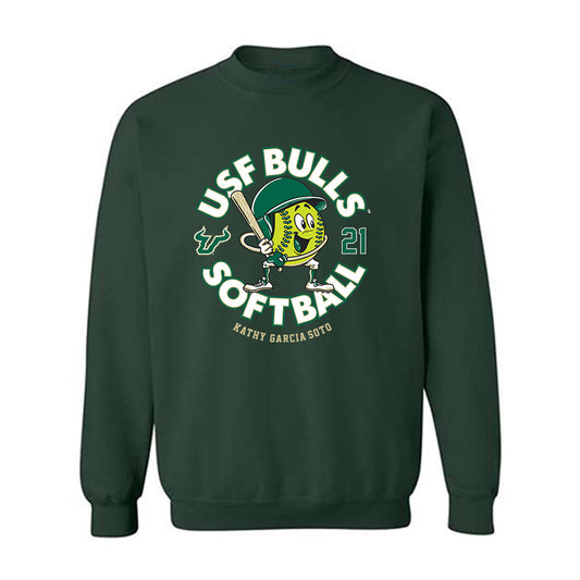USF - NCAA Softball : Kathy Garcia-Soto - Fashion Shersey Crewneck Sweatshirt-0