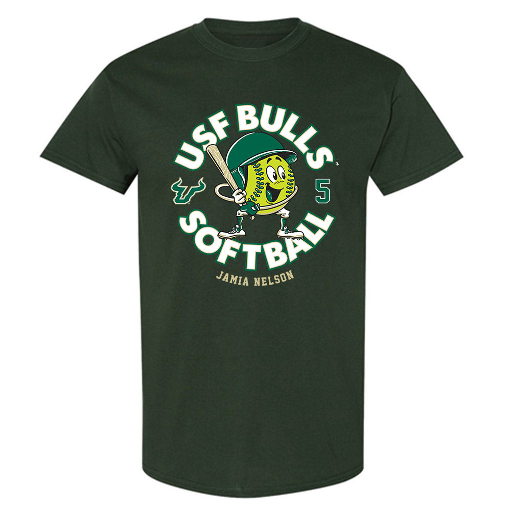 USF - NCAA Softball : Jamia Nelson - Fashion Shersey T-Shirt-0