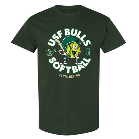 USF - NCAA Softball : Jamia Nelson - Fashion Shersey T-Shirt-0