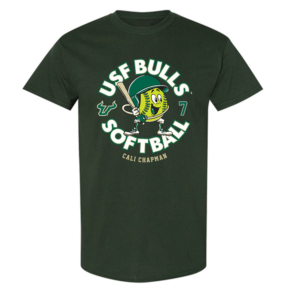USF - NCAA Softball : Cali Chapman - Fashion Shersey T-Shirt-0