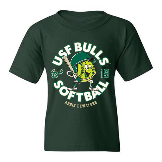 USF - NCAA Softball : Abbie DeWaters - Fashion Shersey Youth T-Shirt-0