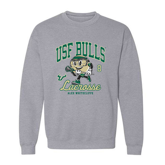 USF - NCAA Women's Lacrosse : Alex Whitecliffe - Fashion Shersey Crewneck Sweatshirt-0