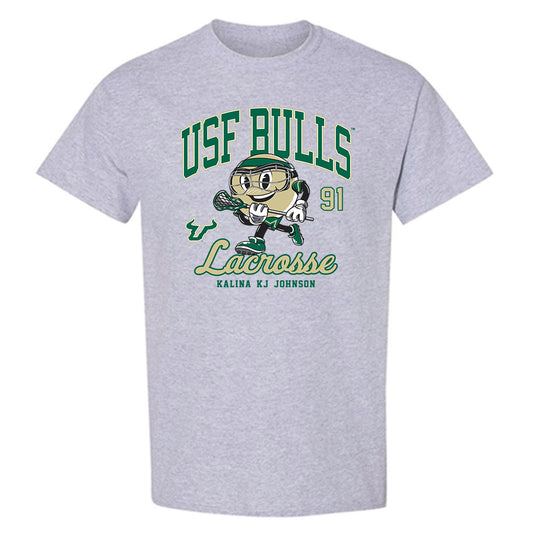 USF - NCAA Women's Lacrosse : Kalina "KJ" Johnson - Fashion Shersey T-Shirt-0