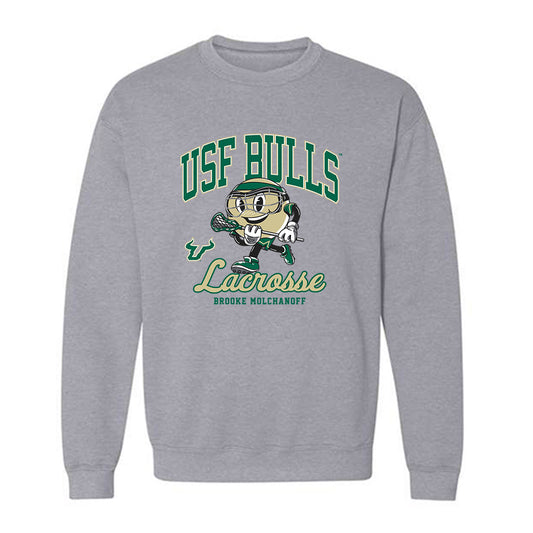 USF - NCAA Women's Lacrosse : Brooke Molchanoff - Fashion Shersey Crewneck Sweatshirt-0