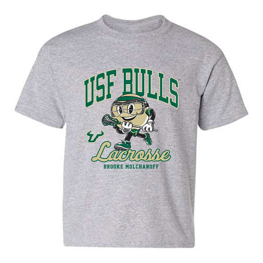 USF - NCAA Women's Lacrosse : Brooke Molchanoff - Fashion Shersey Youth T-Shirt-0