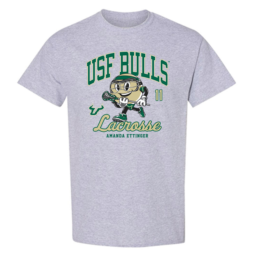 USF - NCAA Women's Lacrosse : Amanda Ettinger - Fashion Shersey T-Shirt-0