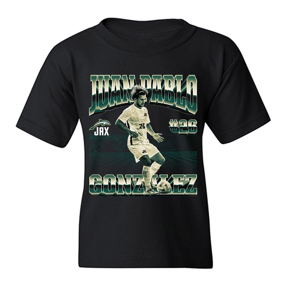 Jacksonville - NCAA Men's Soccer : Juan Pablo Gonzalez - Youth T-Shirt-0