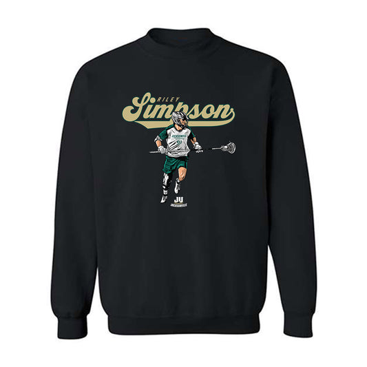 Jacksonville - NCAA Men's Lacrosse : Riley Simpson - Crewneck Sweatshirt-0