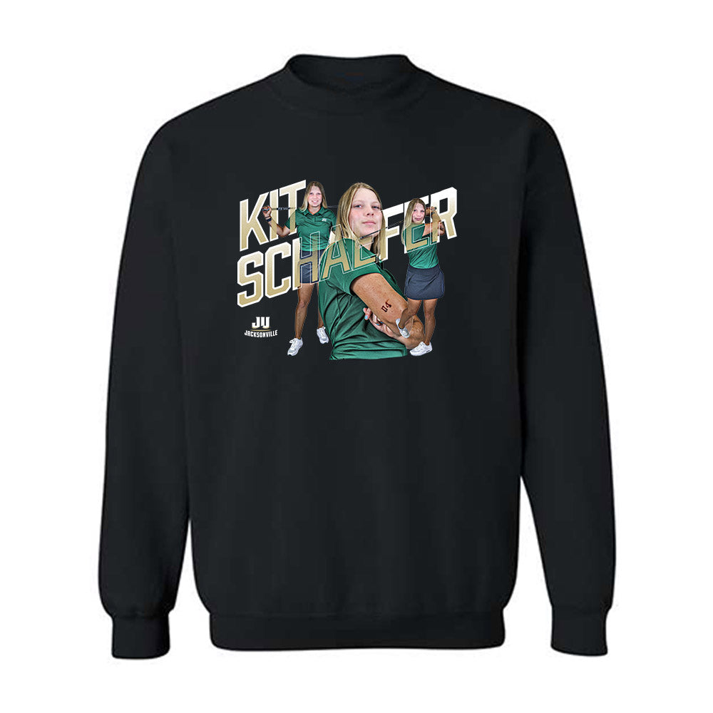 Jacksonville - NCAA Women's Golf : Kit Schaefer - Crewneck Sweatshirt-0