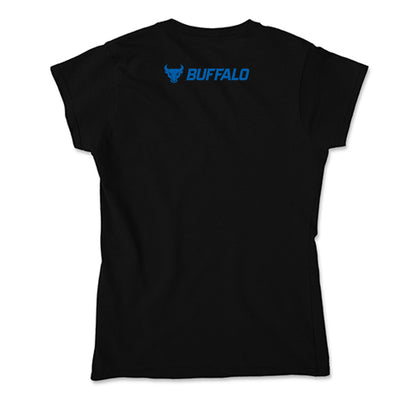 Buffalo - NCAA Women's Soccer : Lexie Thompson - Player Collage Soft Style Women’s T-Shirt-1