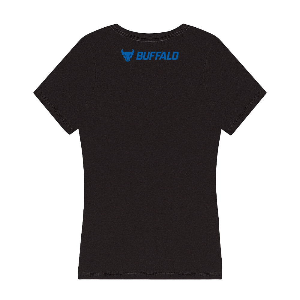 Buffalo - NCAA Women's Soccer : Lexie Thompson - Player Collage Women's V-Neck T-Shirt-1
