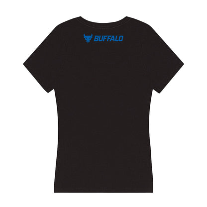 Buffalo - NCAA Women's Soccer : Lexie Thompson - Player Collage Women's V-Neck T-Shirt-1