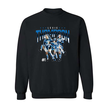 Buffalo - NCAA Women's Soccer : Lexie Thompson - Player Collage Crewneck Sweatshirt-0