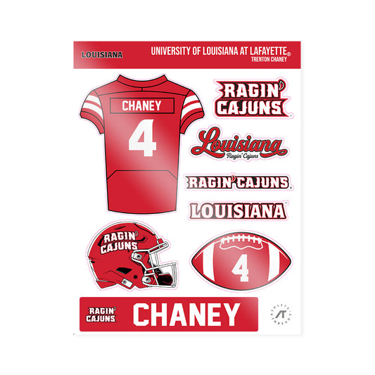Louisiana - NCAA Football : Trenton Chaney - Sticker Sheet-0