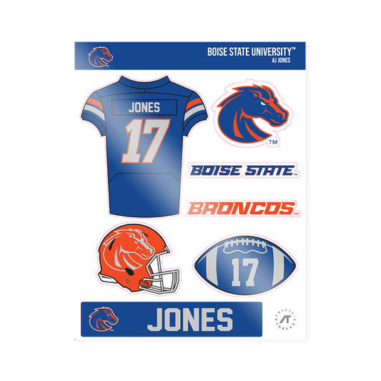 Boise State - NCAA Football : AJ Jones - Sticker Sheet-0
