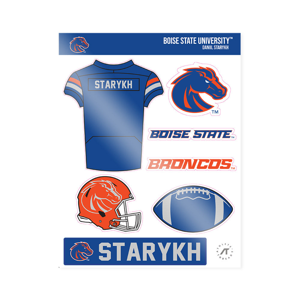 Boise State - NCAA Football : Daniil Starykh - Sticker Sheet-0