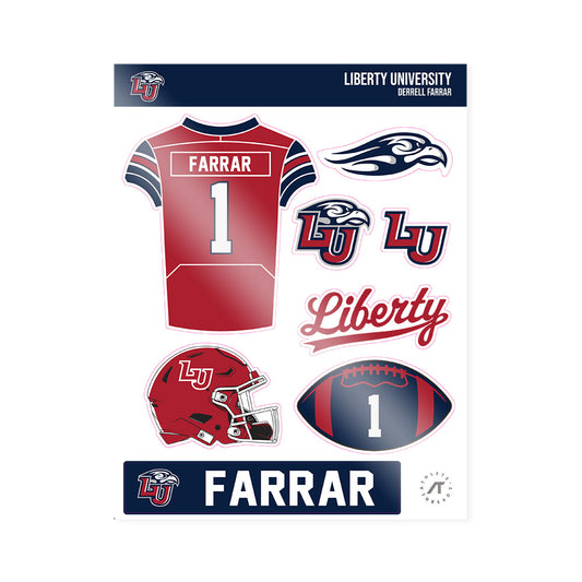 Liberty - NCAA Football : Derrell Farrar - Sticker Sheet-0
