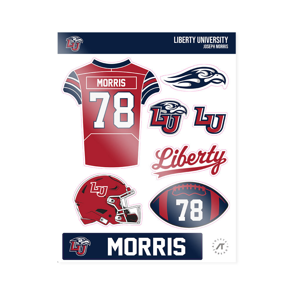 Liberty - NCAA Football : Joseph Morris - Sticker Sheet-0