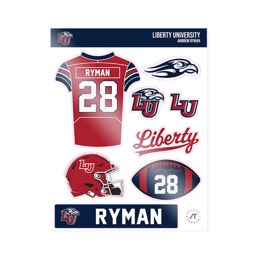 Liberty - NCAA Football : Andrew Ryman - Sticker Sheet-0