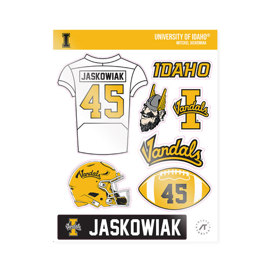 Idaho - NCAA Football : Mitchel Jaskowiak - Sticker Sheet-0