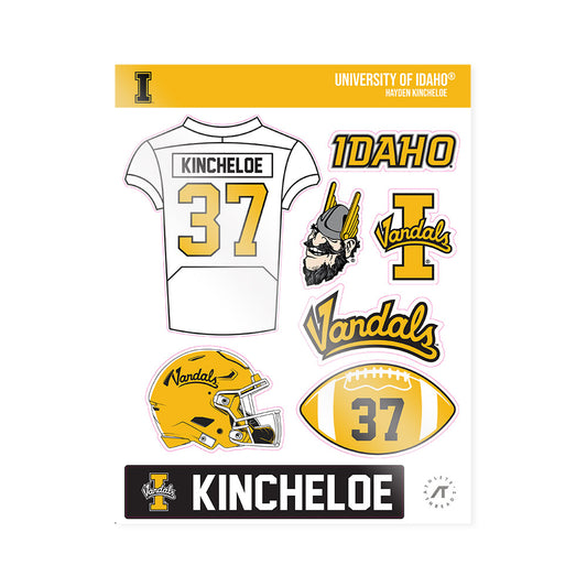 Idaho - NCAA Football : Hayden Kincheloe - Sticker Sheet-0
