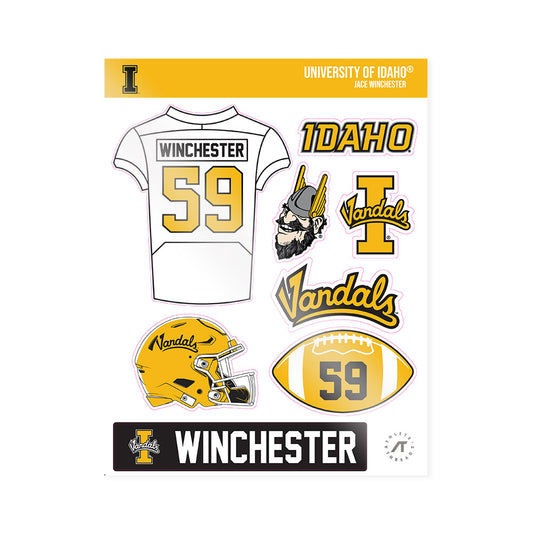 Idaho - NCAA Football : Jace Winchester - Sticker Sheet-0