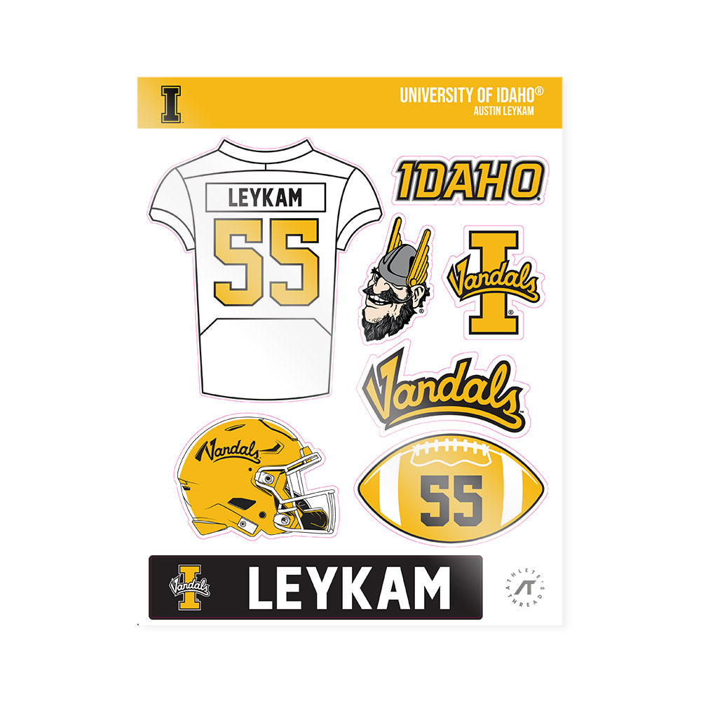 Idaho - NCAA Football : Austin Leykam - Sticker Sheet-0