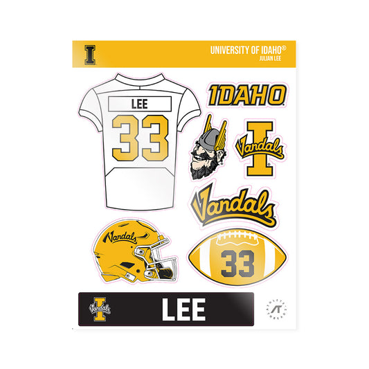 Idaho - NCAA Football : Julian Lee - Sticker Sheet-0