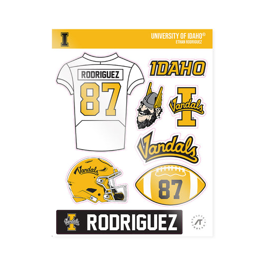 Idaho - NCAA Football : Ethan Rodriguez - Sticker Sheet-0