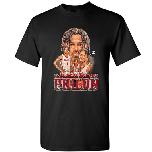 Alabama - NCAA Men's Basketball : Labaron Philon - Player Collage T-Shirt-0