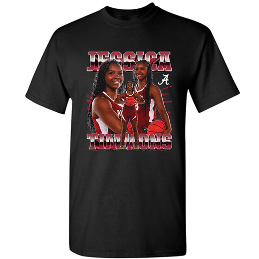 Alabama - NCAA Women's Basketball : Jessica Timmons - Player Collage T-Shirt-0