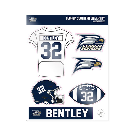 Georgia Southern - NCAA Football : Jaylen Bentley - Sticker Sheet-0