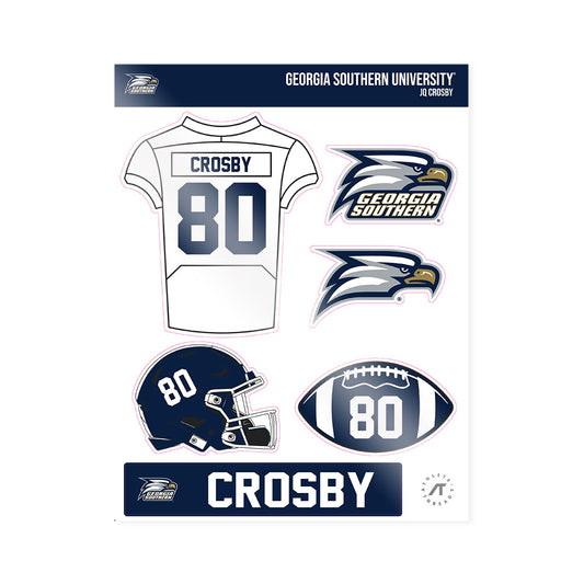 Georgia Southern - NCAA Football : JQ Crosby - Sticker Sheet-0
