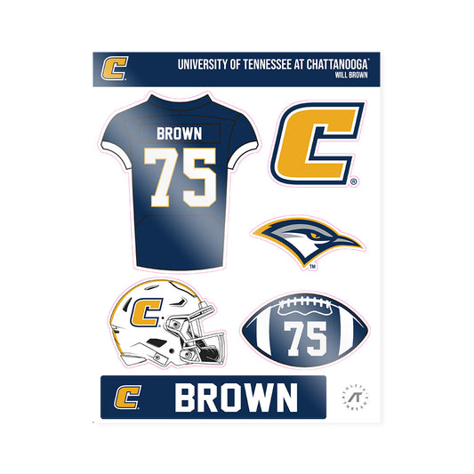 UTC - NCAA Football : Will Brown - Sticker Sheet-0