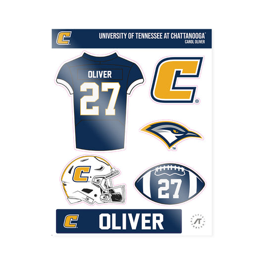 UTC - NCAA Football : Carol Oliver - Sticker Sheet-0