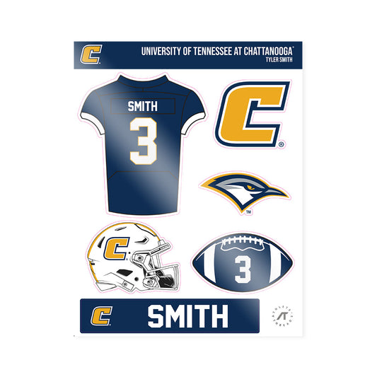 UTC - NCAA Football : Tyler Smith - Sticker Sheet-0