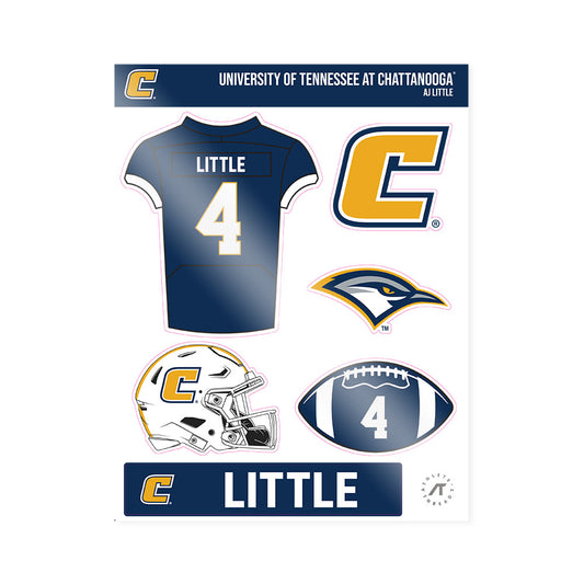 UTC - NCAA Football : AJ Little - Sticker Sheet-0