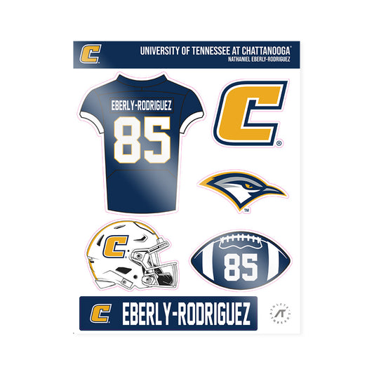 UTC - NCAA Football : Nathaniel Eberly-Rodriguez - Sticker Sheet-0