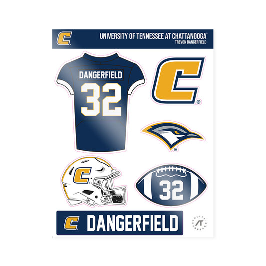 UTC - NCAA Football : Trevon Dangerfield - Sticker Sheet-0